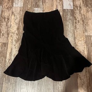 Maxi Witch Style Corduroy Skirt